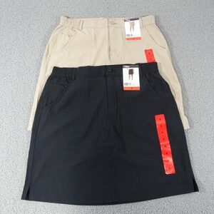 Tilley Trek Skorts Women Medium Stretch Water Resistant UPF 50+ NWT Lot of 2
